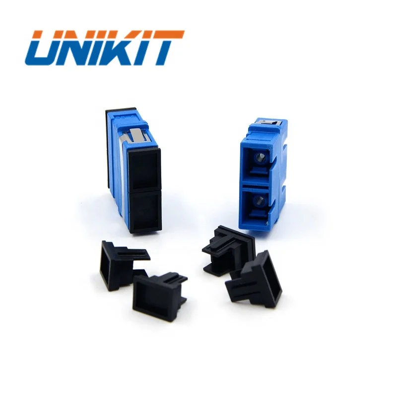 Best Selling SC Earless No Flange Fiber Adapter SC UPC Singlemode Simplex Duplex without Flange Fiber Optic Coupler Adapter