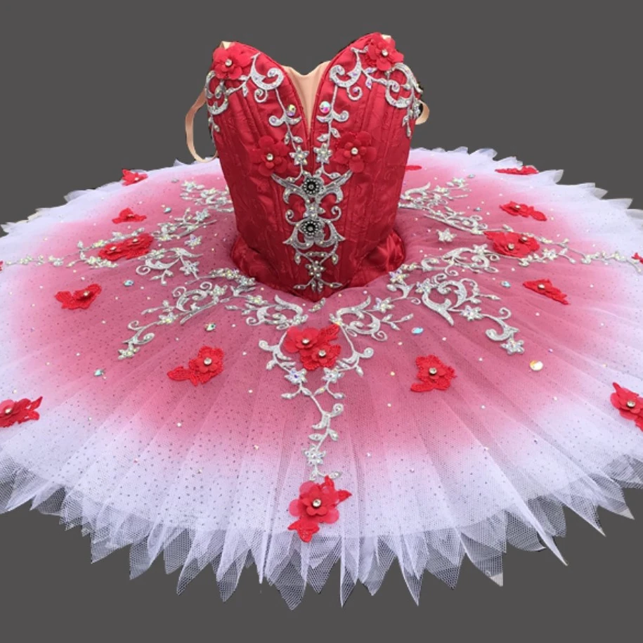 Girls ballet tutu  adult customized classical pink fairy dance dress  women competition 12 layers Ballet  tutu professional