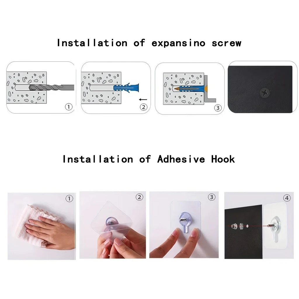 Key Holder for Wall Modern Style Hanger Wall Mount and Adhesive Sticky Animal Cat Hook for Home Entryway Metal Iron Matt Black