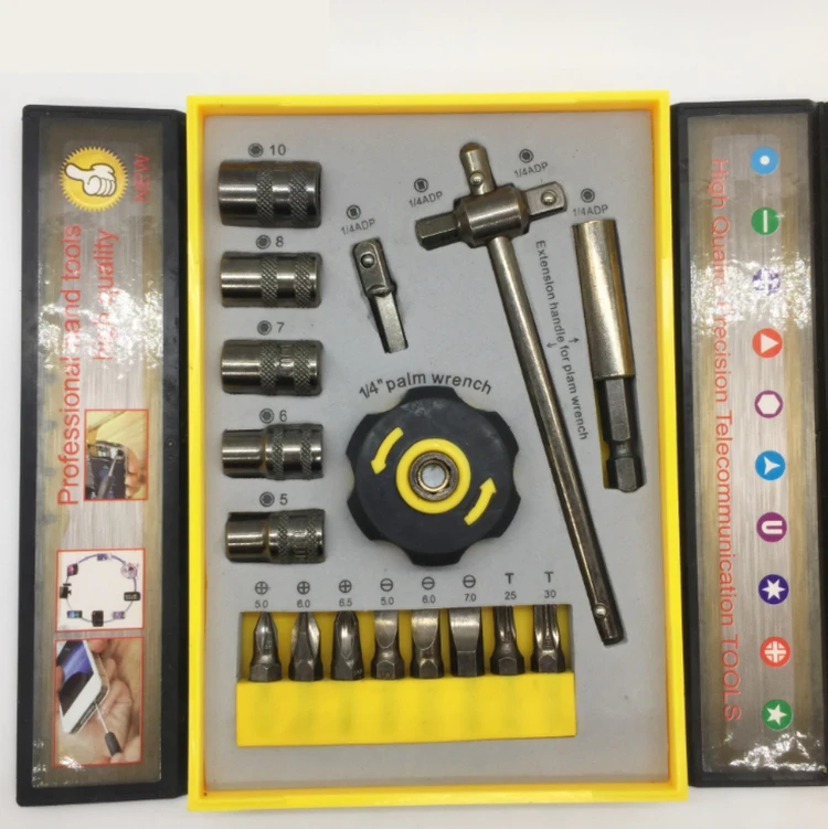 47 в 1 отвертка Torx Iphone имплантант магнитный Набор инструментов Мульти-бит электрик все одно Мини Гнездо