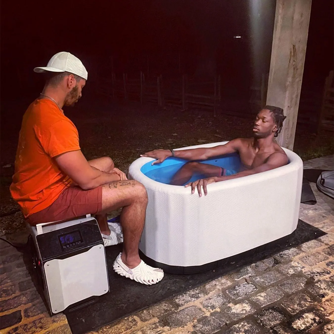 Custom Logo Brand Portable Baths For Recovery Cold Plunge Therapy Tub Portable Fitness Large Ice Bath Tubs