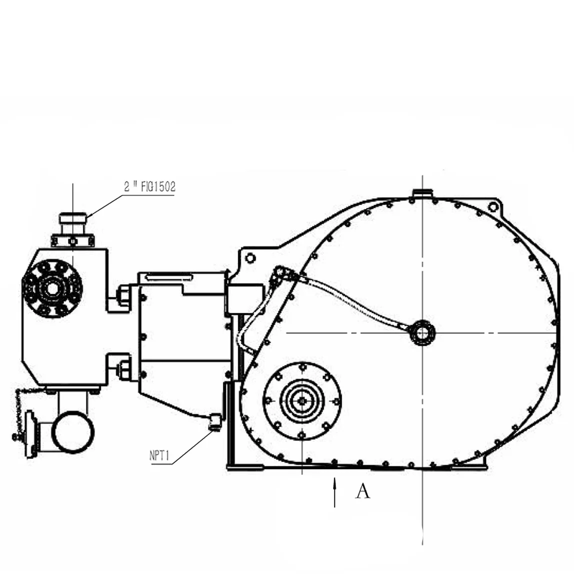 FRSTEC qws2500 oilfield service high pressure plunger pump adaptable for with 4in plunger