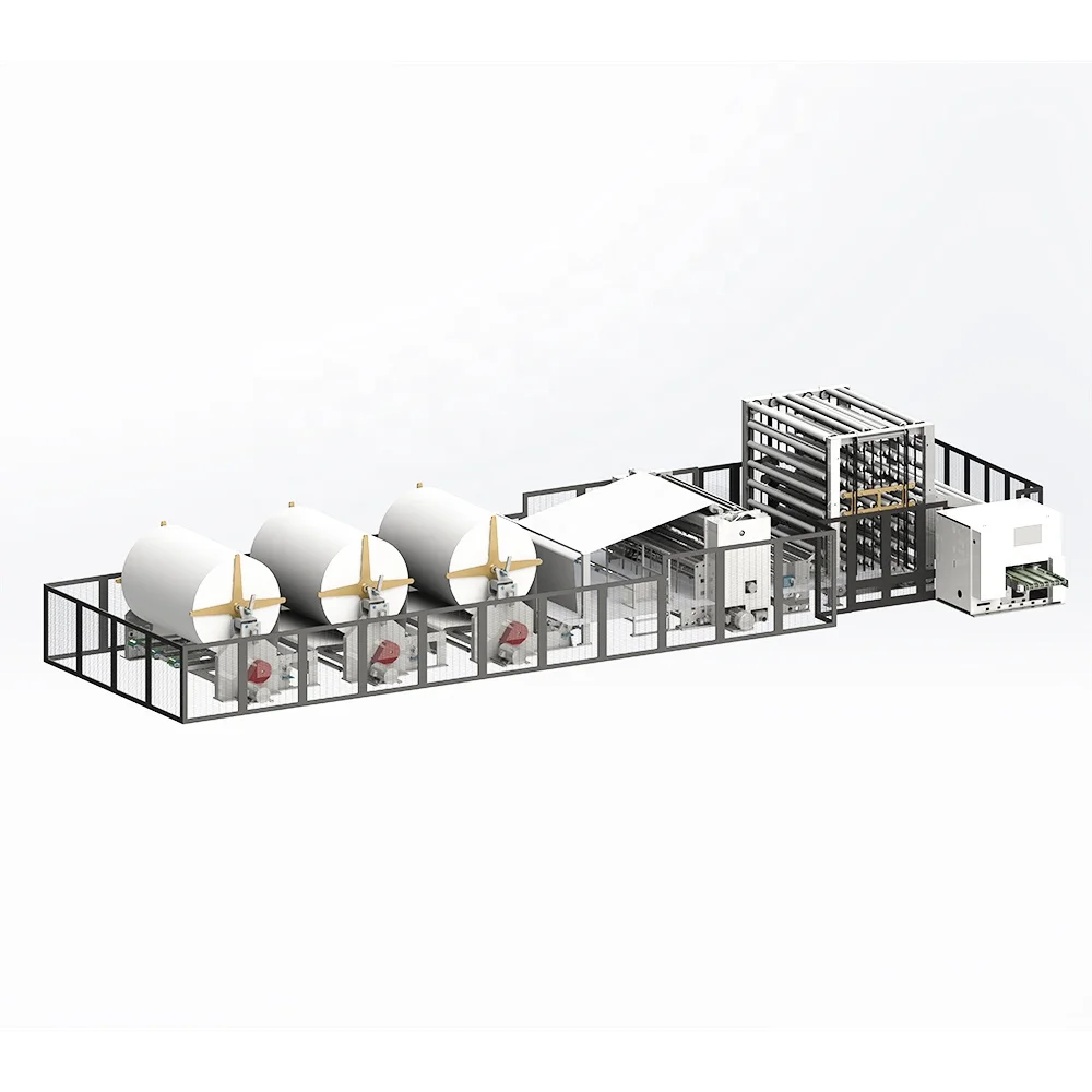 FEXIK Fully Automatic Toilet Tissue Paper Roll Production Line Making Machine 350 M/min Production Capacity Dia:30-50mm