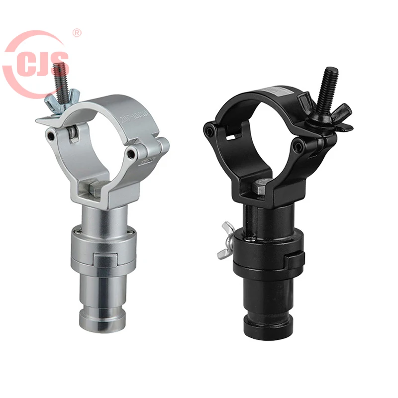 CJS5001D Tube48-51mm Load 100kg Aluminum Stage Lighting Truss Display System Accessories Coupler Pipe Truss Clamp Hook
