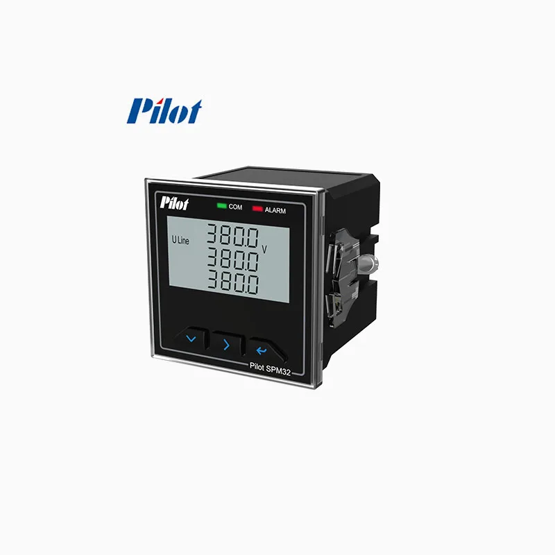 PILOT SPM32 72*72mm digital multifunction power meter panel meter Rated contact capacity: AC 250V/5A or DC 30V/5A