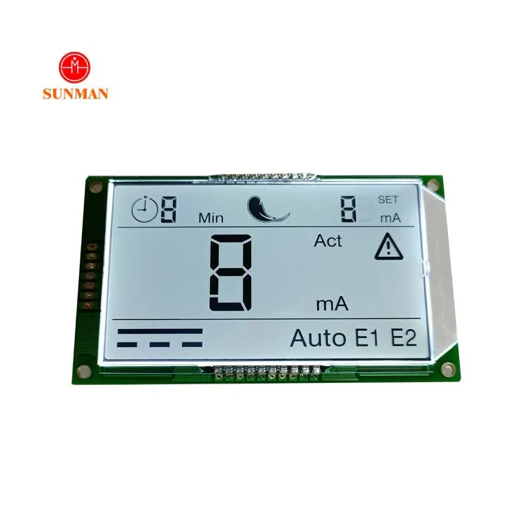 Graphic 7 segment custom medication reminder medical lcd digital clock display