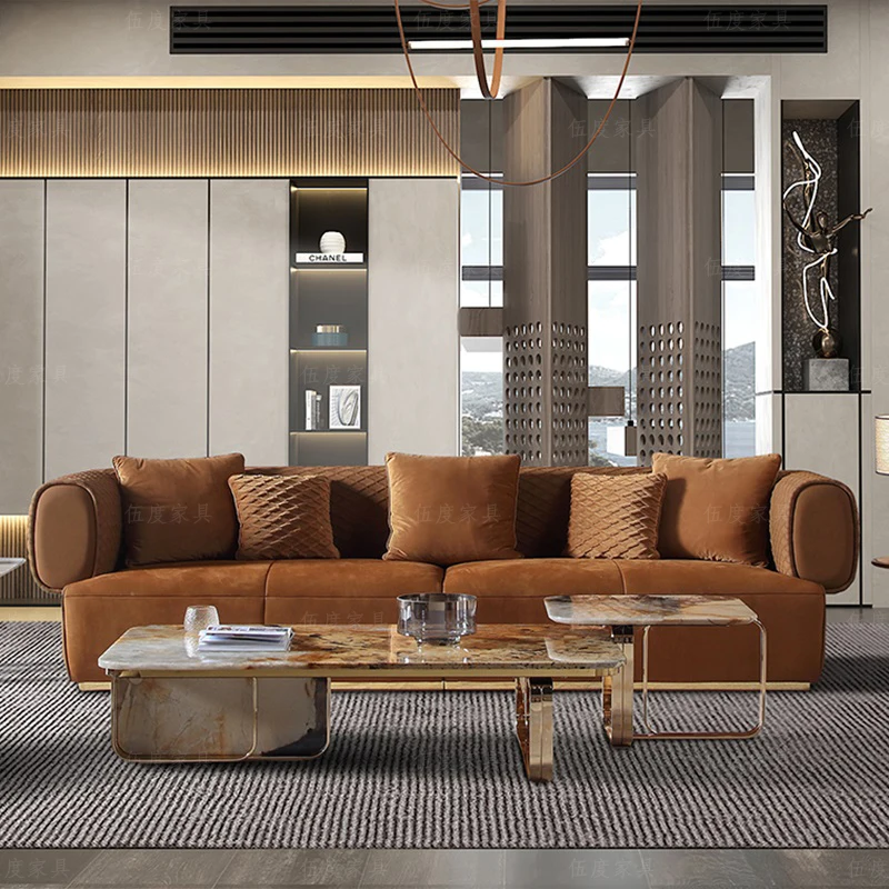Роскошный итальянский диван Furnistyle мебель для гостиной современный бархатный 3-местный диваны класса люкс