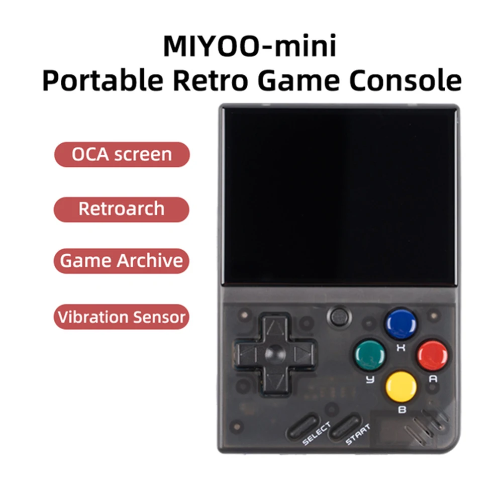 Оригинальная консоль MIYOO MINI V2 ++ Plus с IPS экраном ретро игровая 2500 игр портативная Ретро игровой