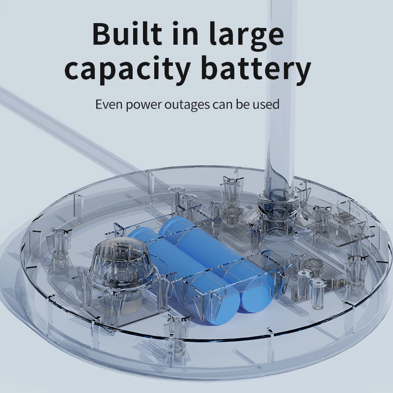 Eye-caring rechargeable led reading light for home table lamp with TYPE-C input port lamp desk