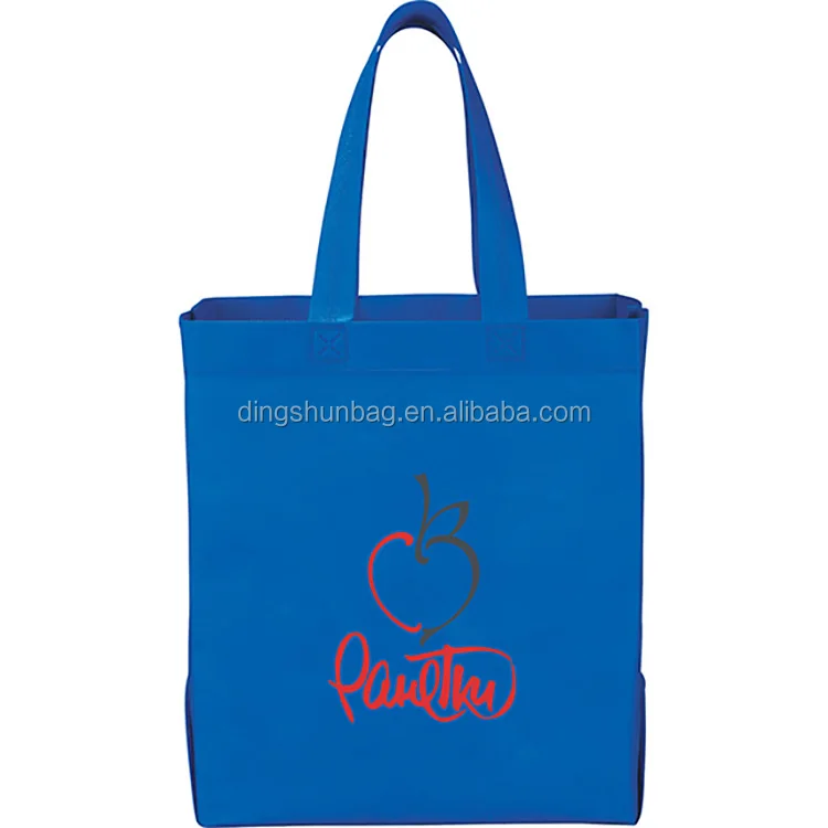 Wholesale Custom Printed Eco Friendly Recycle Reusable Grocery Non Woven Fabric Tote Shopping Bags