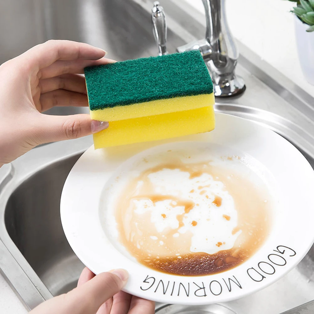 Bulk Kitchen Scouring Pad Sponge Eco Dish Wash Sponge Kitchen Cleaning Sponge