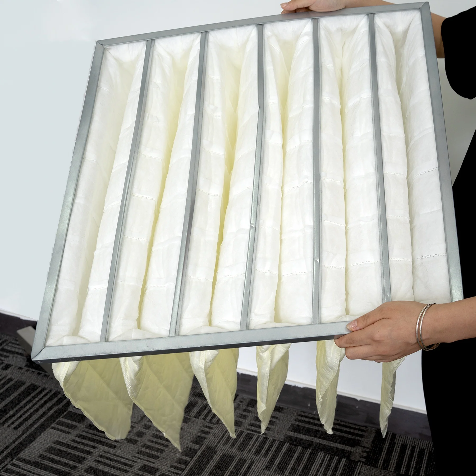 Sensa F5-F9 High Dust Capacity Filter Cloth Media Roll For Pockets Filter Vacuum Cleaner