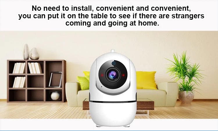 Fashion Sectec Hd Smart Home 1080P Camera Ip Wifi Smart Home Wireless Cctv System P2P Wifi Cam Ip Cctv Camera