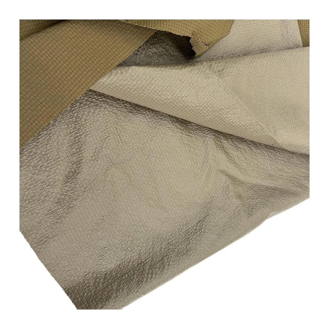 Low MOQ high quality 260T 300T 400T LAMINATED WITH TPU FILM pongee fabric for clothes