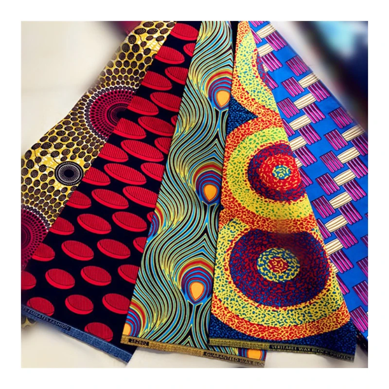 African batik fabric batik ethnic style single-sided printing infiltration wax100% cotton fabric for dress