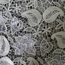 Новый дизайн, тканая сетка, 100% полиэстер, вышитая ткань на заказ