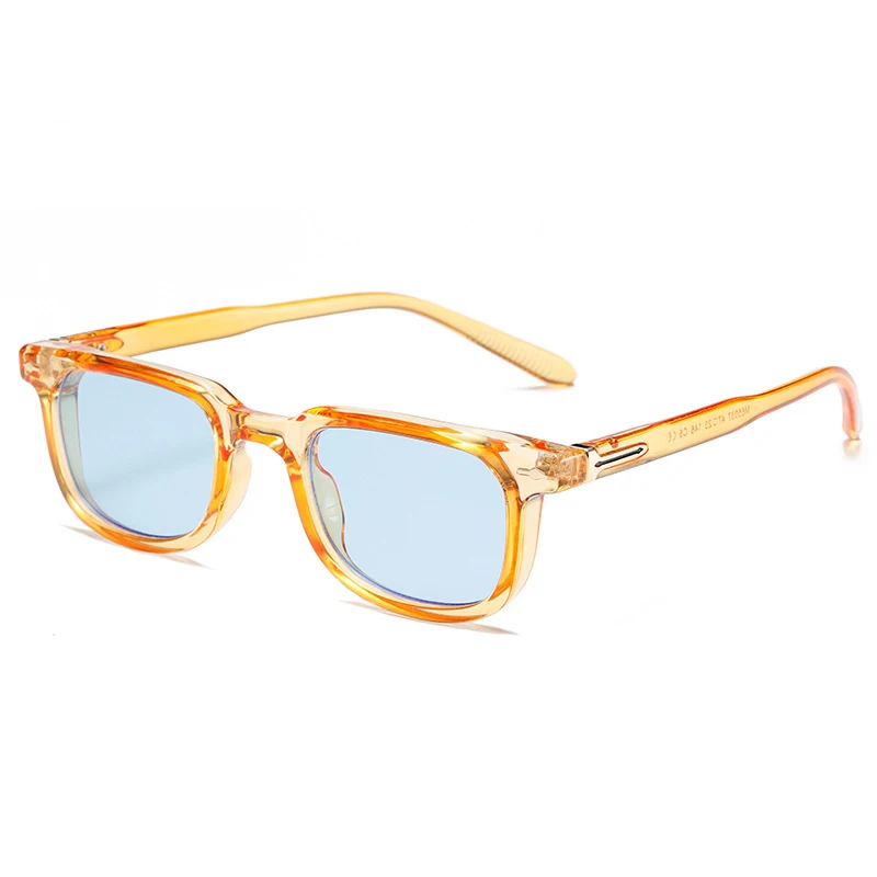 Sunglasses 2023 New Women Fashion Vintage Men Leopard Custom Logo Shades Sun Glasses Rivets Square Sunglasses Z3702