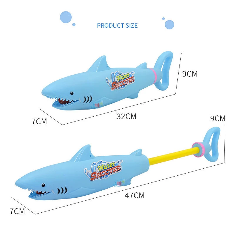 Factory Wholesale Water Shooter Guns Swimming Pool Shark Toys Water Squirt Gun Long Range Shark Water Jet Toy Gun