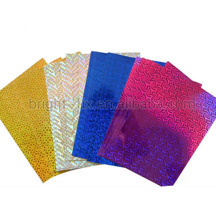 
A4 holographic foil cardboard Laser gift wrapping paper 