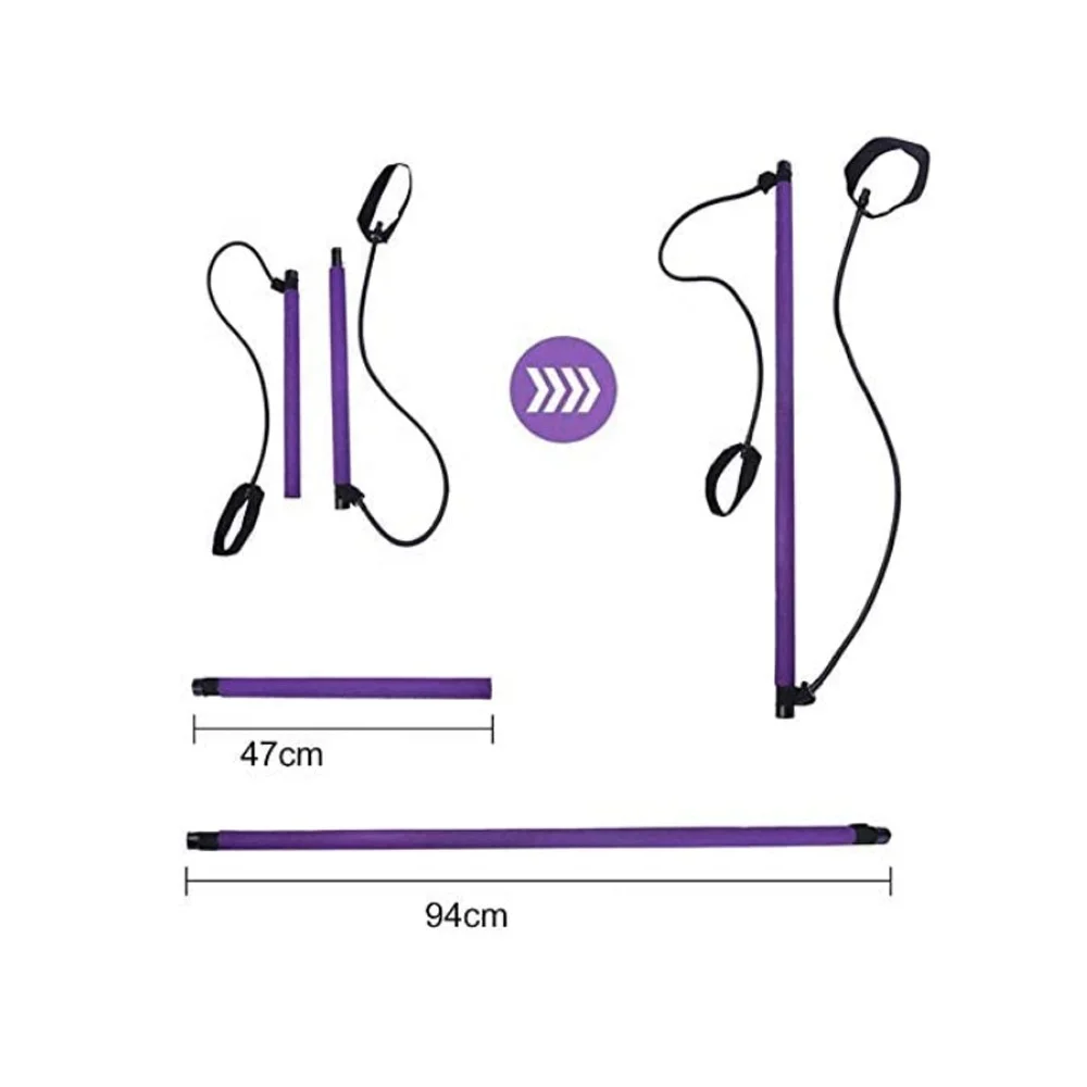 Многофункциональный тренажерный зал, Йога, Пилатес, портативный набор для пилатеса с эспандерами