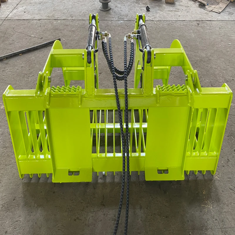 RSBM Skid Steer Loader Attachments Heavy Grass Fork Grapple