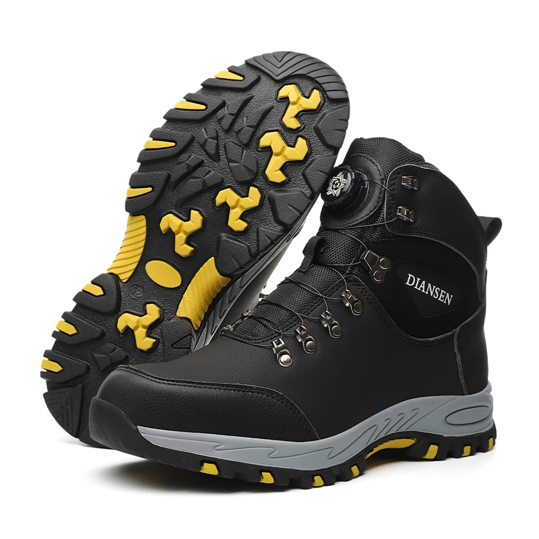 Dian Sen D827 Waterproof Oil-Resistant Steel Toe Shoes Industrial Safety Work Boots