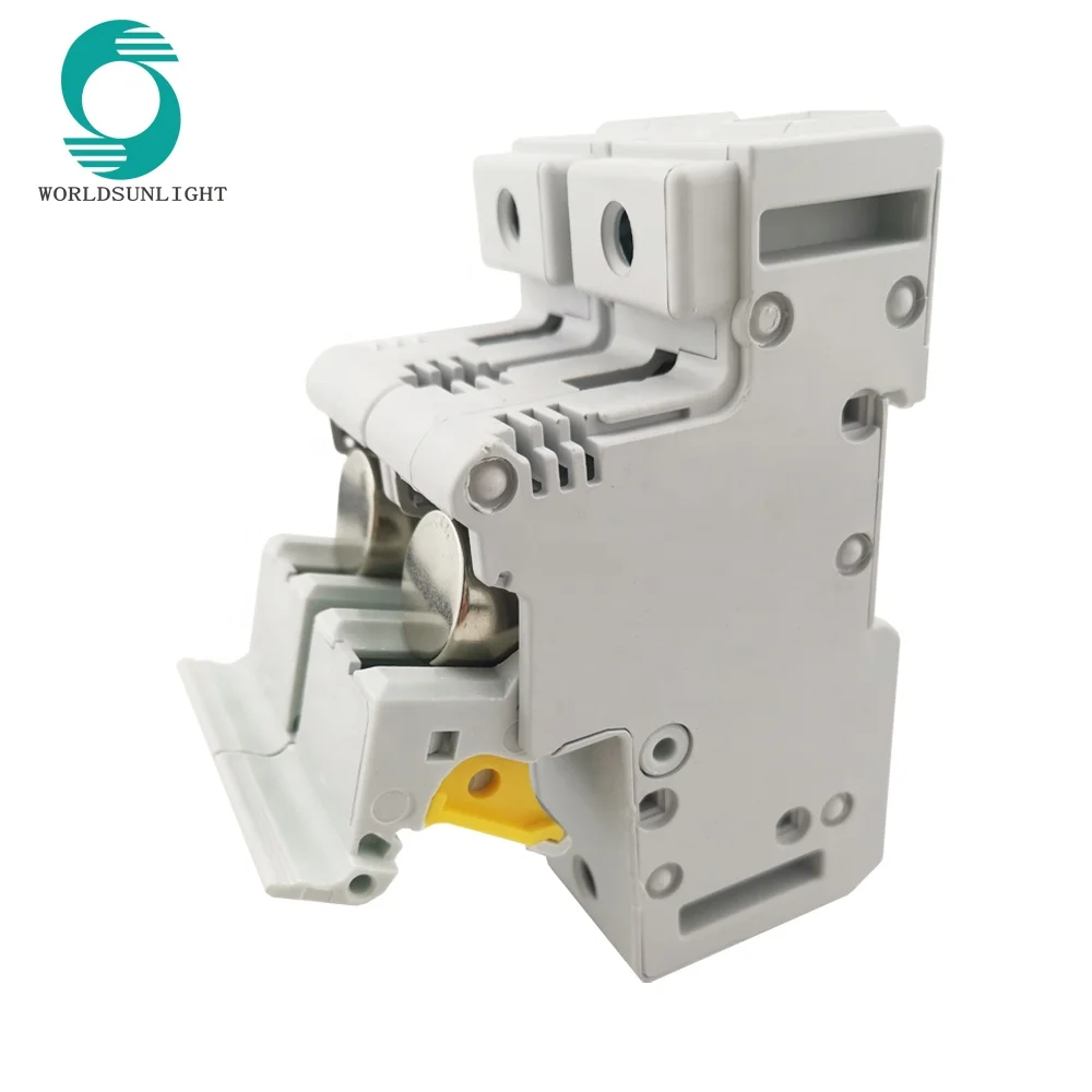  Worldsunlight WSPV-63 CE 22*58 мм gPV 20kA dc 60A цепи 2pole PV солнечная dc1000V держатель