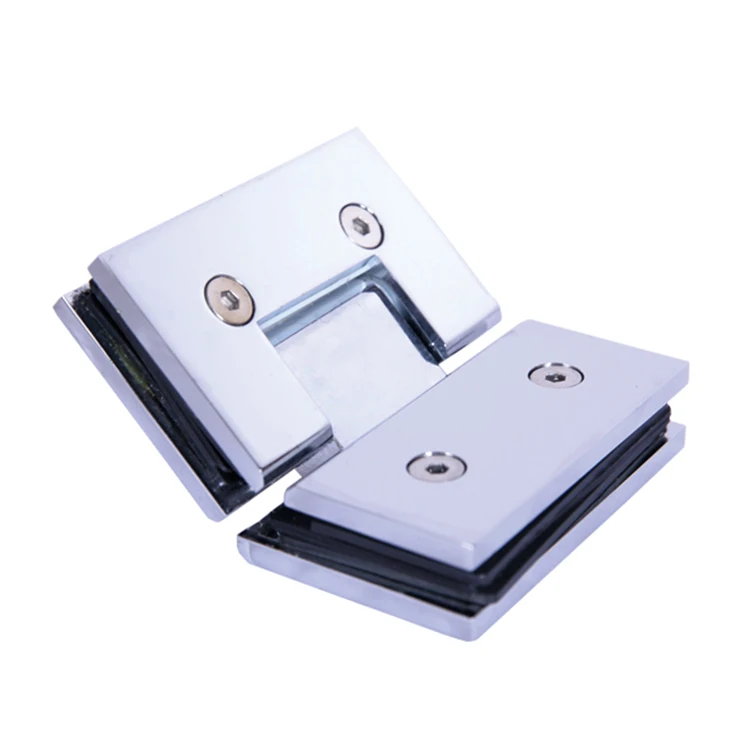 Aledaer High Quality Shower Room Door Hinge Frameless Glass Hardware Stainless Steel Mirror Polished Door Hinge