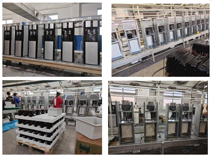 Electric Intelligent Cold and Hot Water Dispenser Plastic Housing Cabinet or Fridge Optional  for Household and Hotel Use