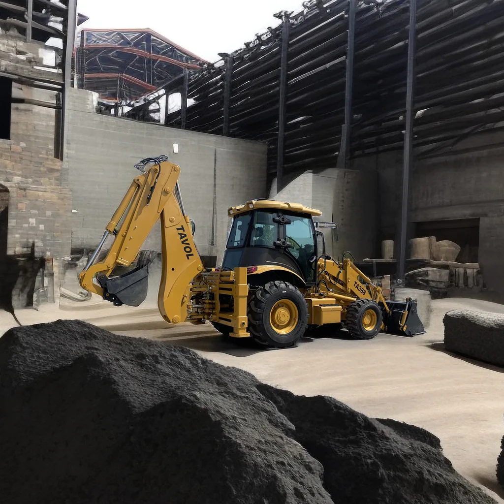 TA388  Back Hoe 100HP Backhoe Loader with Backhoe Attachments