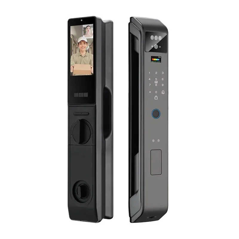 Hot selling Tuya App Elock door lock intelligent Remote password electronic smart ecurity Fingerprint Keyless Lock with Camera
