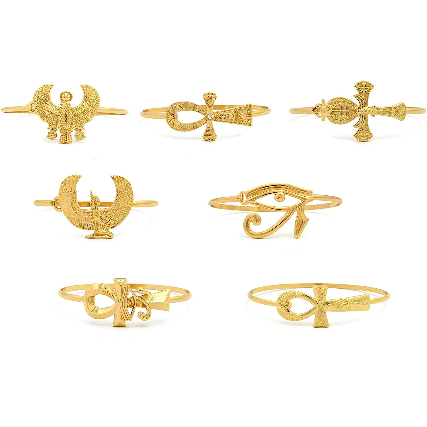 High Quality Good Price Ankh Bracelets Egyptian Bracelet Stainless Steel Cross Bracelet