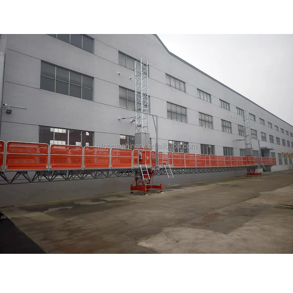 Heavy Duty Twin Mast  Facade Work Equipment MCWPs  Mast Climbing Work Platform