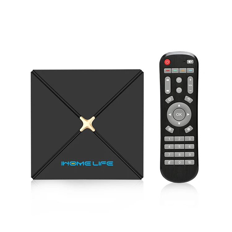  Высокое качество оптовая продажа светодиодный дисплей быстрая скорость Android TV Box в черном цвете работает с игровым