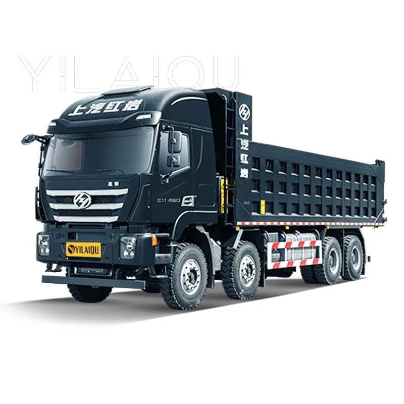 Прямая поставка с завода, самосвал Hongyan Genlyon IVECO 8x4 Euro5, 12 колес 80 тонн, высокое качество, сверхмощный самосвал для добычи