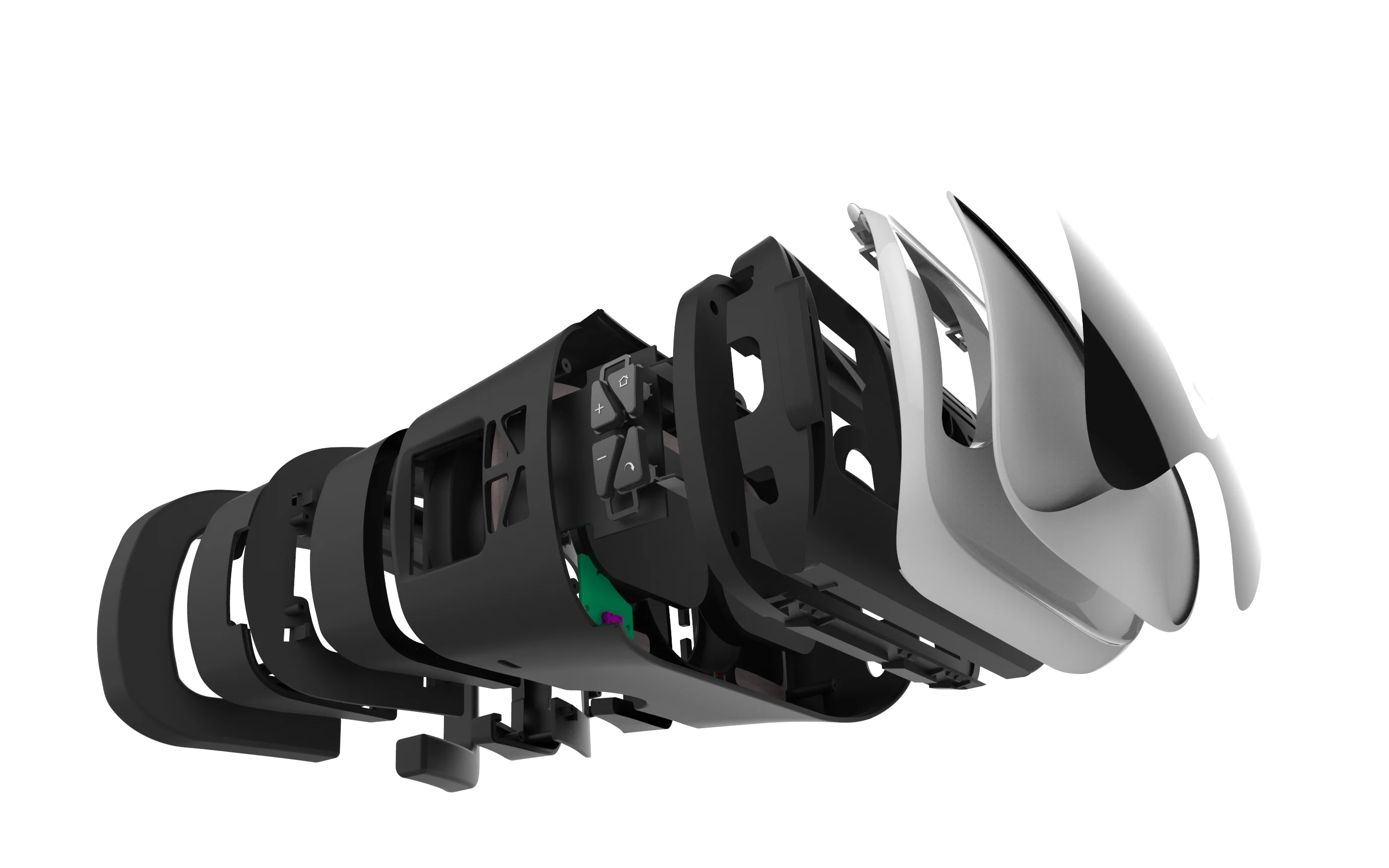  Vr виртуальной реальности чехол гарнитуры 3d очки Android гарнитура VR шлем 3D коробка для смартфонов 4 5-6 0