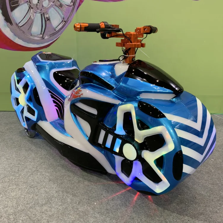 Amusement Park Rides Cool Lights Fengshen Motorcycle Ride On Car Battery Electric Bumper Car For Sale