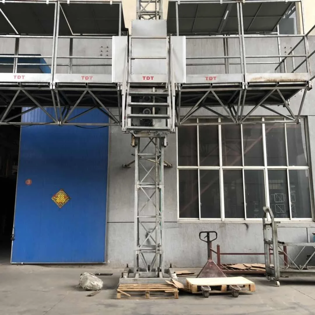 high work efficiency construction mast climbing working platform