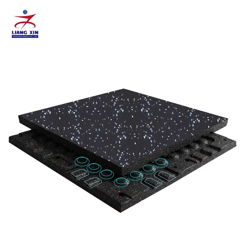 3-12mm thick Indoor gym flooring rolls EPDM rubber flooring mat for fitness