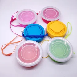 Silicone folding water cup new outdoor practical 190ml coffee cup