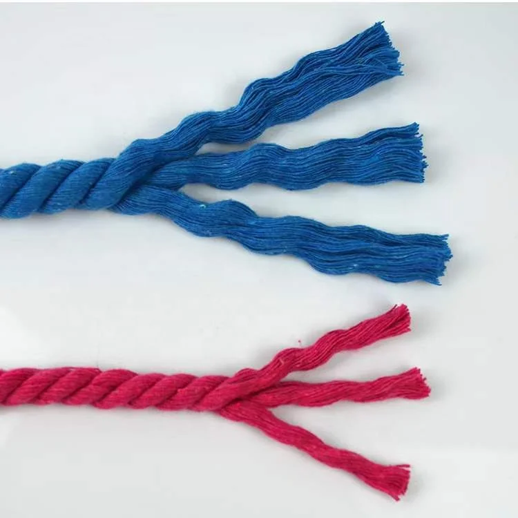 Multi Colored  twisted cord 8mm 10mm 12mm Macrame Braided Cords cotton Cord twisted macrame