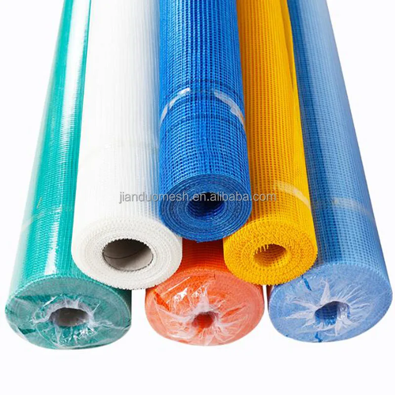 Wall crack repair 4.5oz white color self adhesive fiberglass mesh