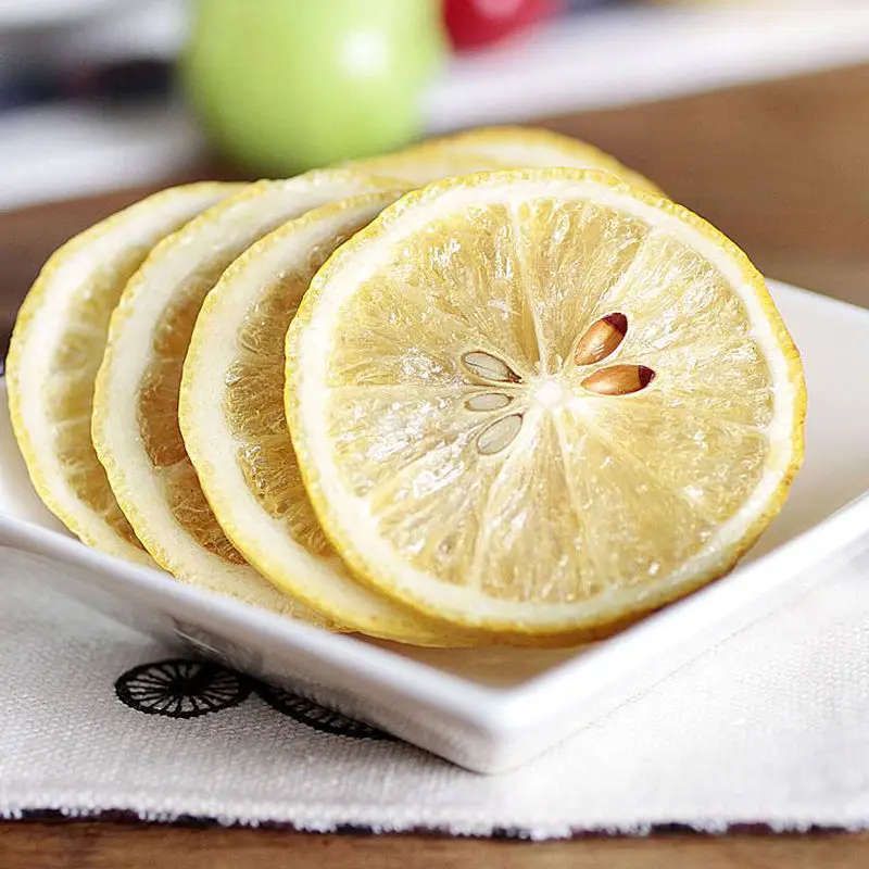 Professional Manufacturer Healthy Freeze Dried Fruit Freeze Dried Lemon Slice for tea