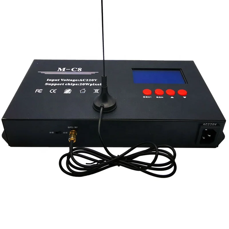 Онлайн-контроллер offiline DMX SPI Master, RGB pixel Ethernet led dmx управление, программируемый светодиодный контроллер с дистанционным управлением через приложение RF