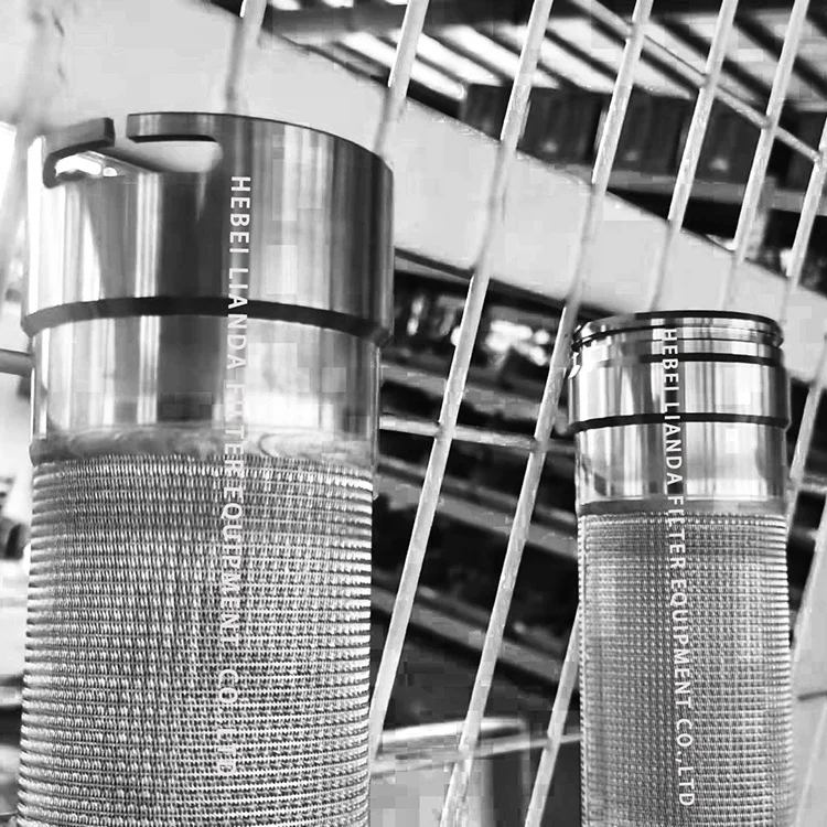 Stainless Steel Filter Tube Spunlaced Nonwoven Filter Element 5-layer Sintered Mesh Filter Tube