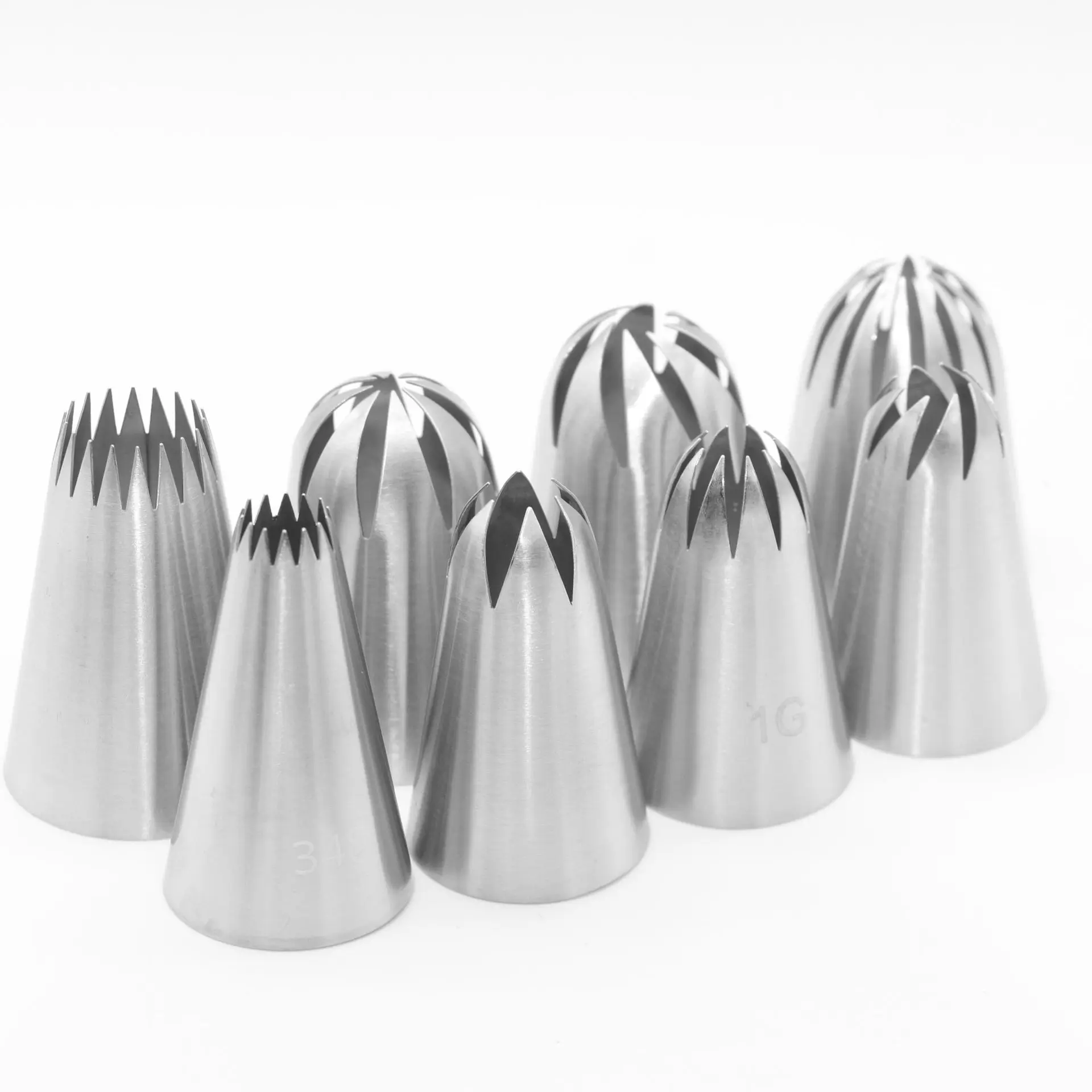 Piping Nozzles Large Size Decor Cream Flower Rose Icing Tips Cake Fondant Baking Tool