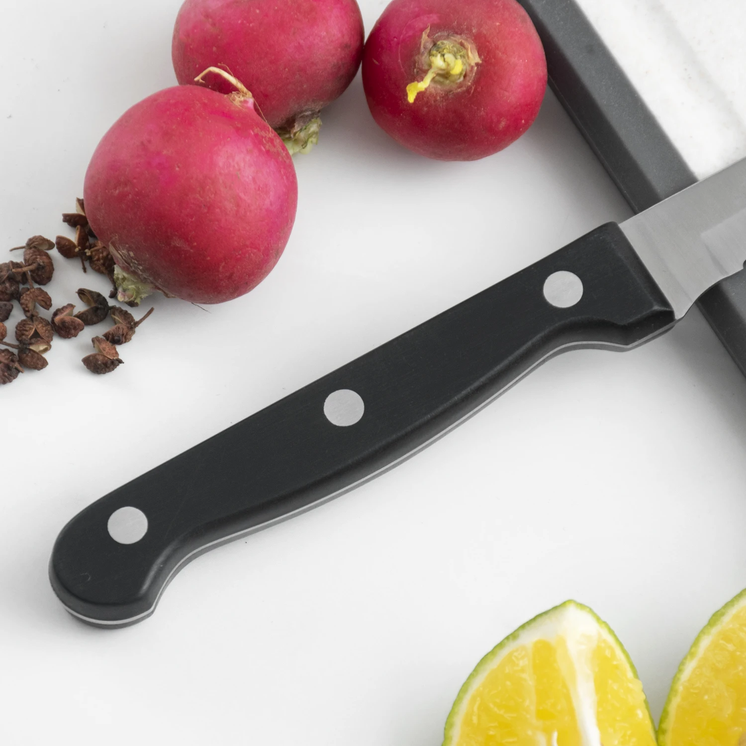 Ultra-Sharp and Never Require Sharpening Serrated Steak Knife set of 4 With POM handle