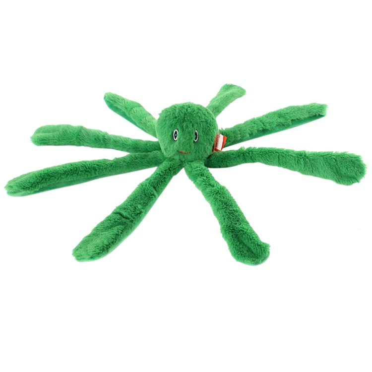2022 Amazon top seller China Manufacturer Octopus-Shaped Cute Plush Stuffing Free Dog Squeaky Toys
