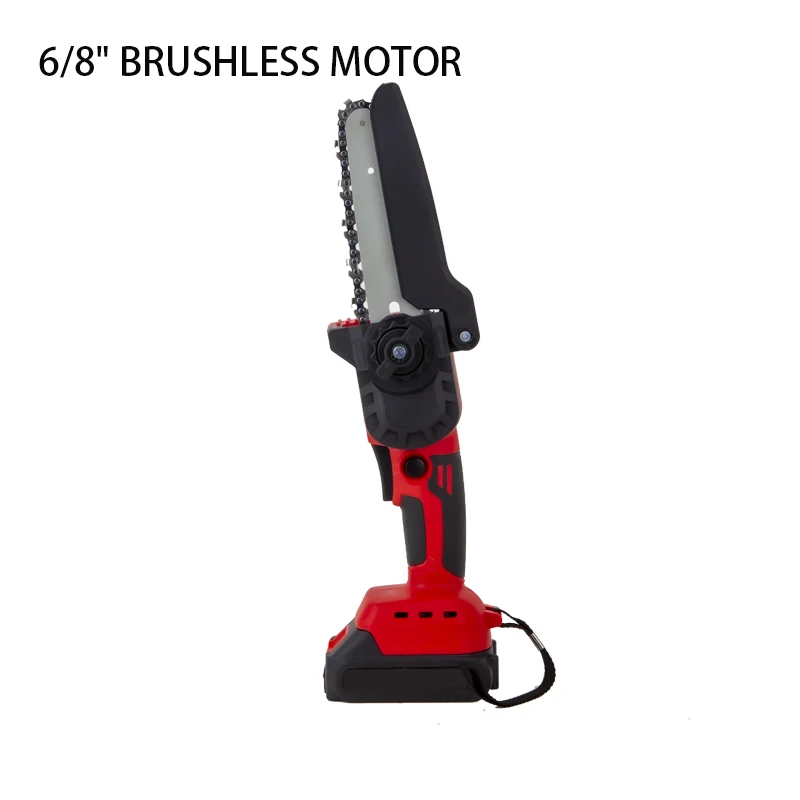 GOMAN 21V best cordless chainsaw for tree cutting household garden tool electric mini chain saw