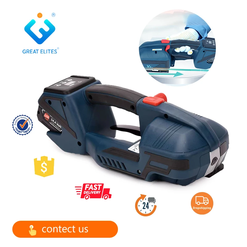 Manual Electric Box Strapping Machine Portable Battery Strapping Machine Plastic PET PP Belt Strapper Tool